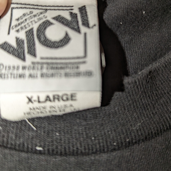 WCW NWO Wolfpac Youth XL T-Shirt 🔥 Vintage WWE Wrestling Shirt New World Order - Picture 3 of 3